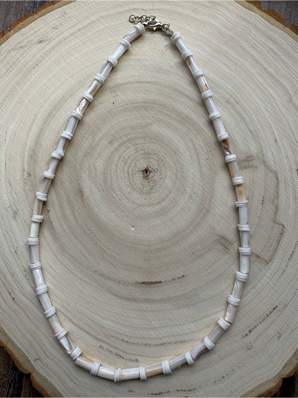 Artisan Made Shell Bead Necklace